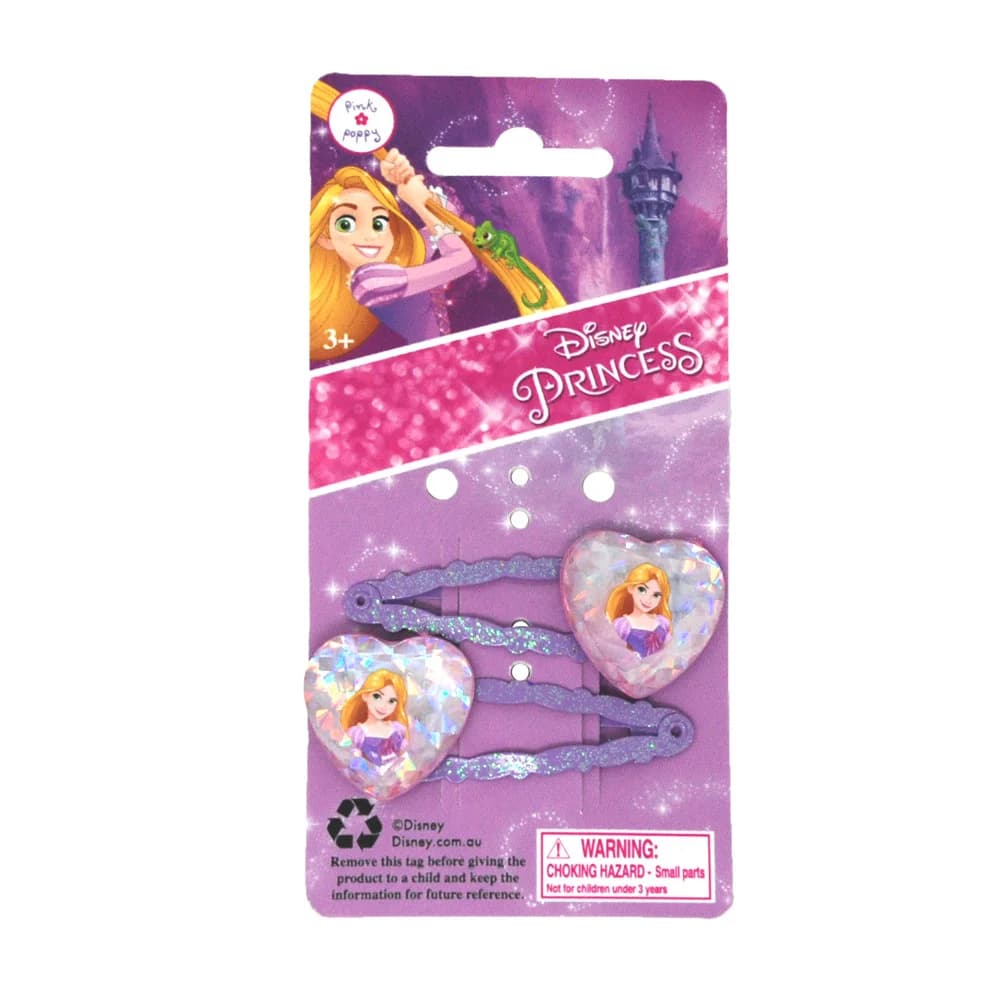 DISNEY Rapunzel Heart Gem Snapclips