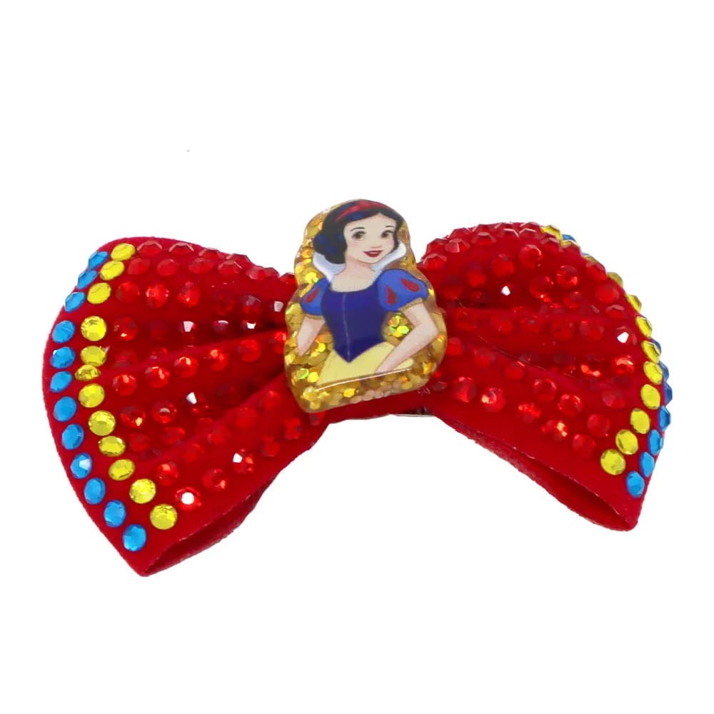 Disney Princess Snow White Red Rhinestone Hair Bow