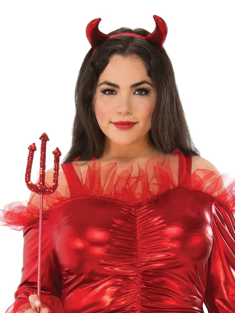 Women's Red Devil Dress Costume - Plus Size