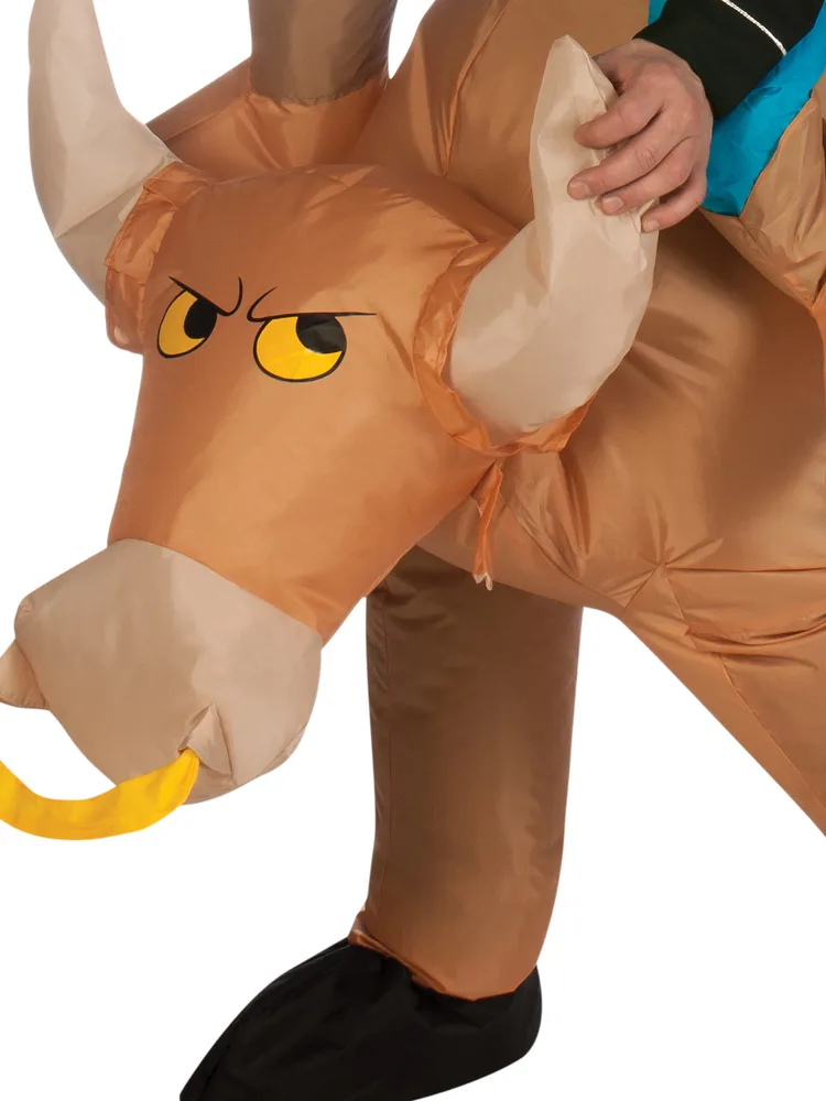 Adults Inflatable Bull Rider Costume - Standard / M/l