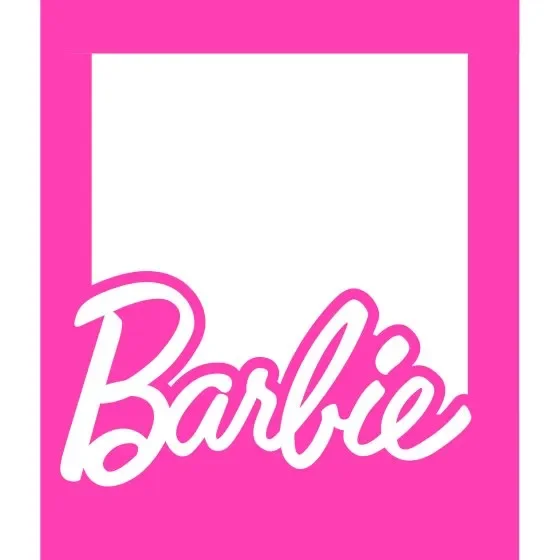 Barbie Frame Photo Prop (76x88cm)