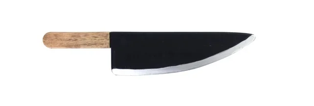 Butcher Knife with Wooden Look Handle 48cm