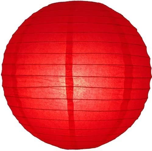 Paper Lantern – 16in Red (40cm)
