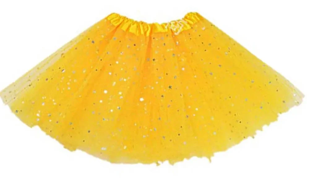 Kids Yellow Sparkle Tutu