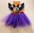 Kids Purple Bat Tutu Set