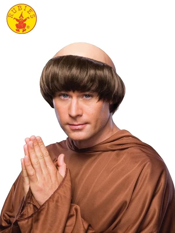 Adult Medieval Monk Wig