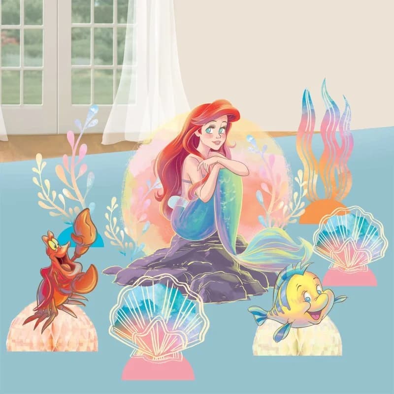 The Little Mermaid Table Decorating Kit - Pk 7