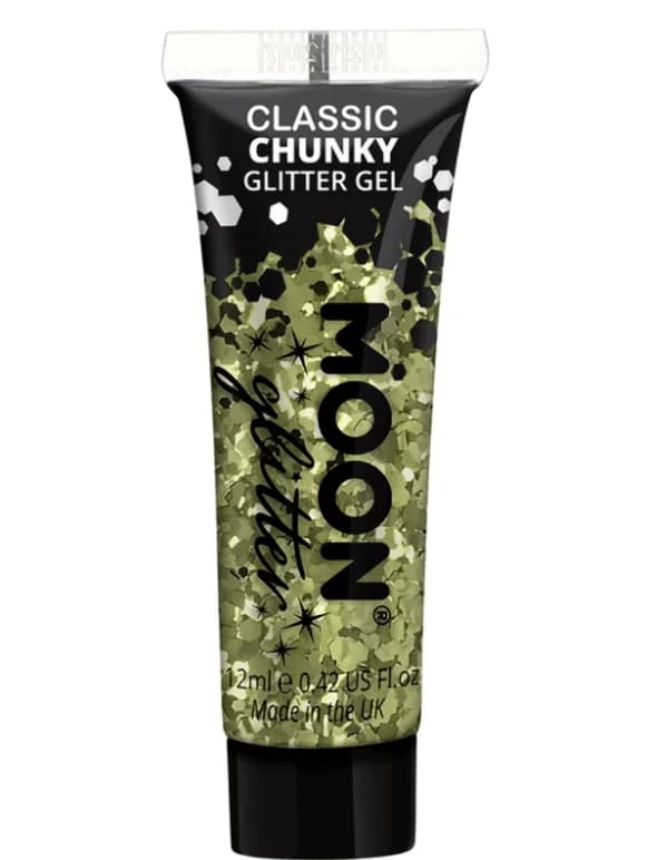 Classic Gold Moon Chunky Glitter Gel