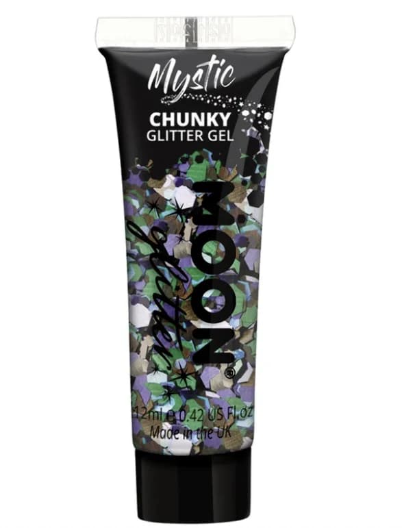 Mystic Galaxy Moon Chunky Glitter Gel