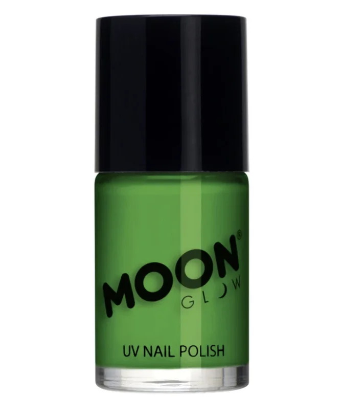 Intense Green Moon Glow Neon UV Nail Polish