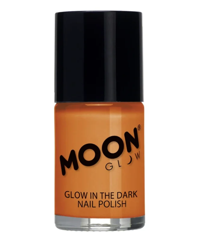 Orange Moon Glow Neon UV Nail Polish