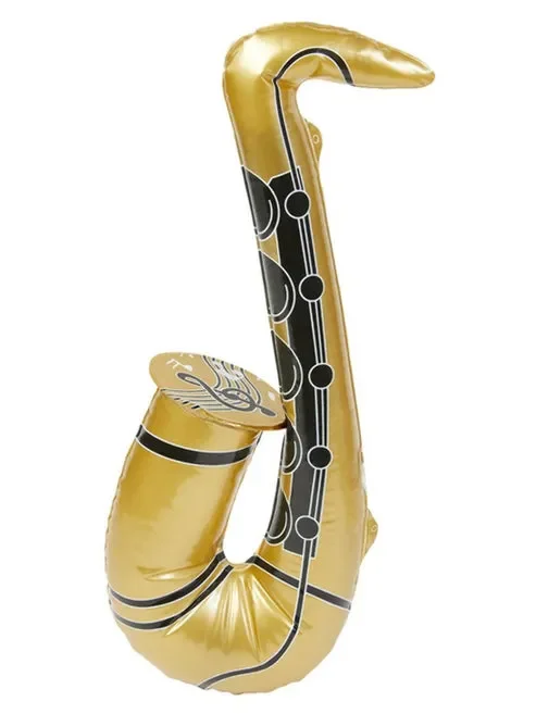 Inflatable Gold Saxophone Prop