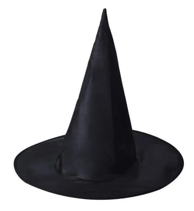Kids Black Witch Hat (37 cm)