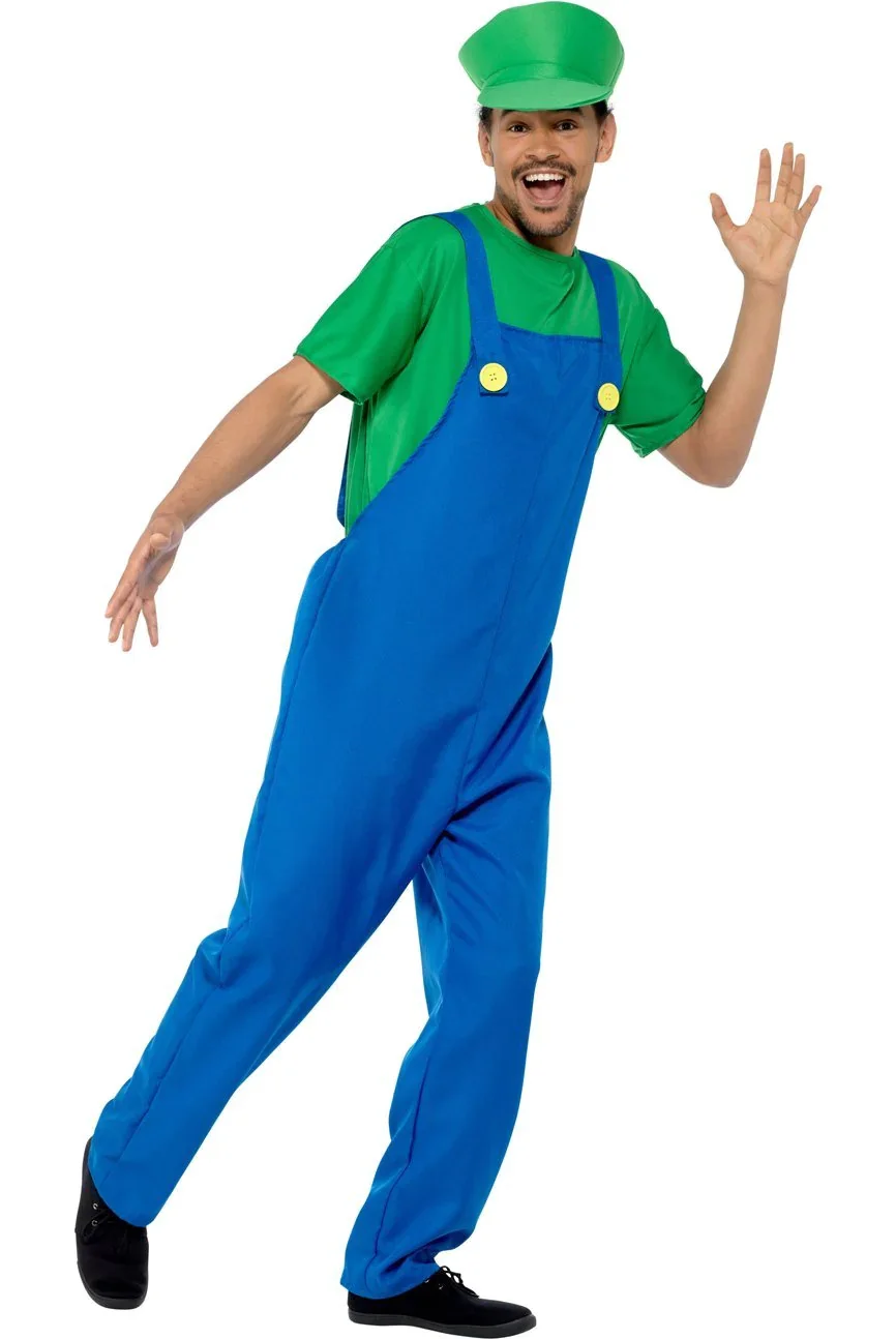 Adults Green Plumber Costume