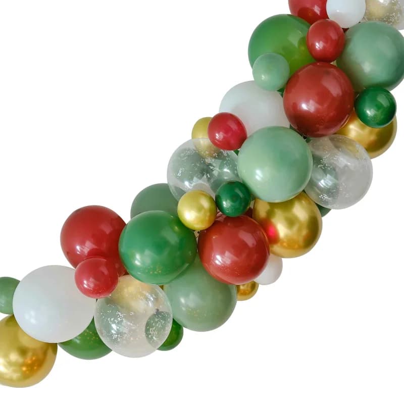 Festive Christmas Balloon Garland Kit– Pk 48