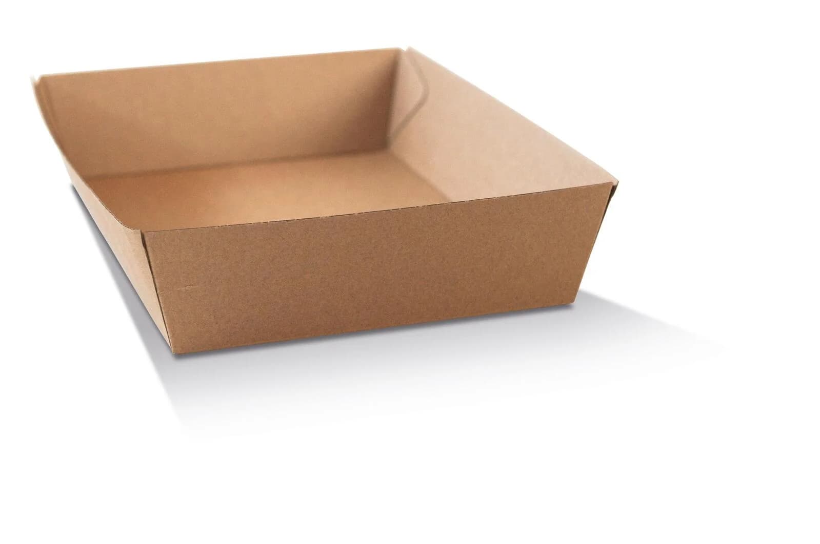 X-LARGE Kraft Corrugated Takeaway Trays - Pk 50