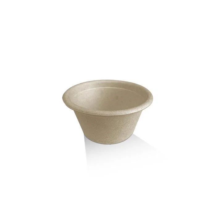 2oz. Unbleached Sugarcane Takeaway Cups - Pk 50