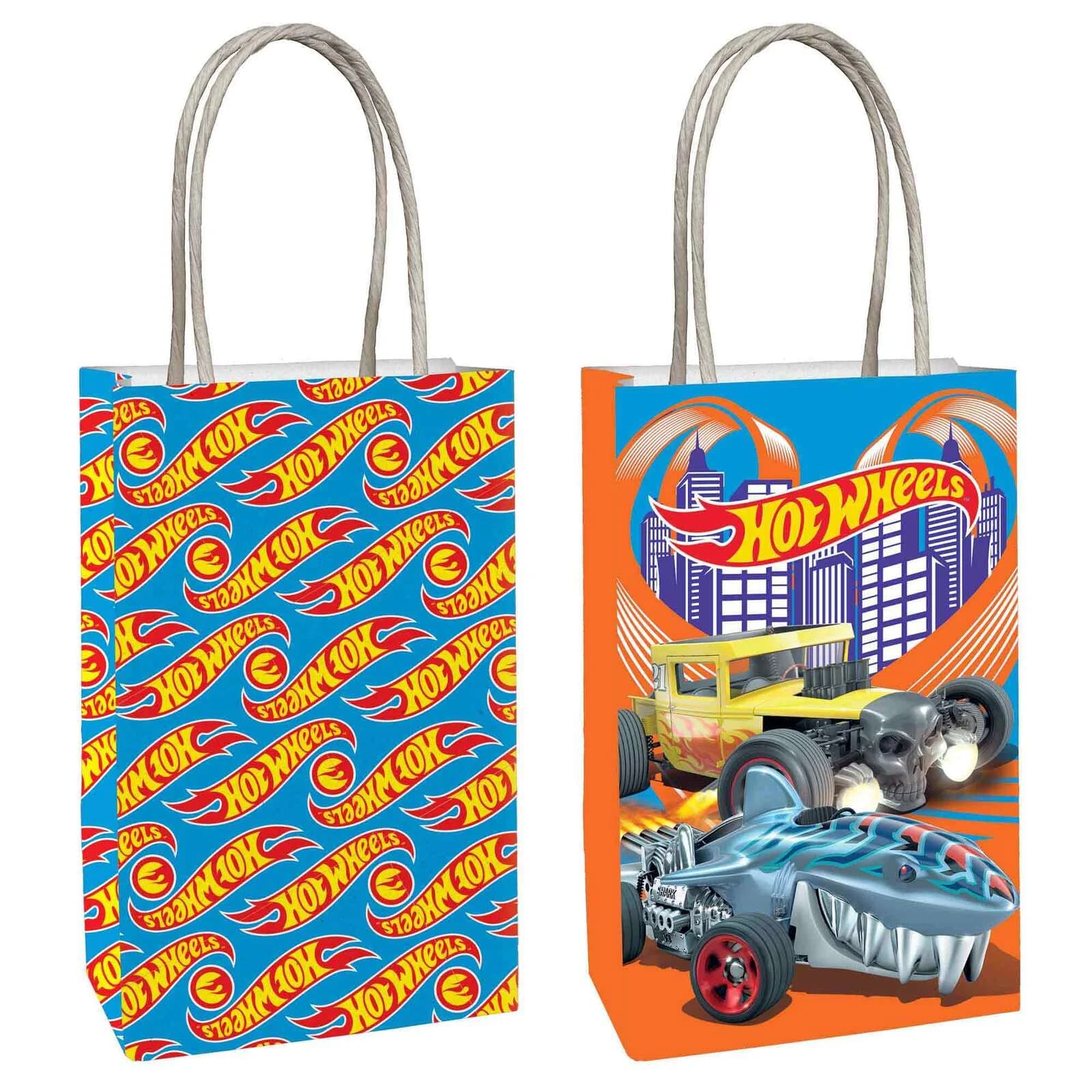 Hot Wheels Paper Kraft Bags FSC 8 Pack