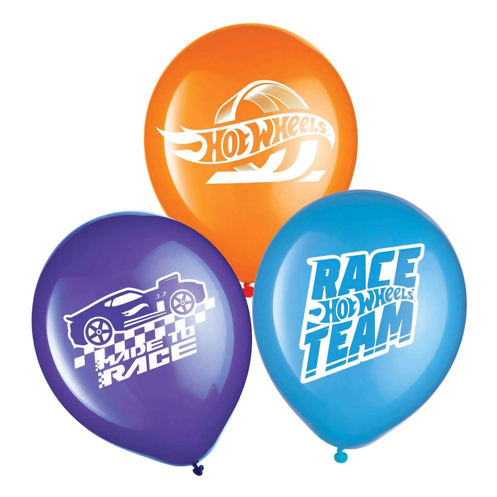 Hot Wheels 30cm Latex Balloons FSC 6 Pack