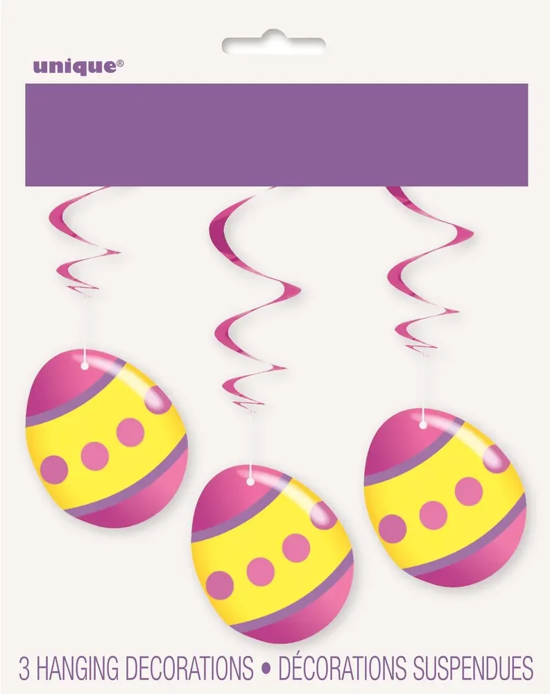 Easter Egg 3 Swirl Decorations