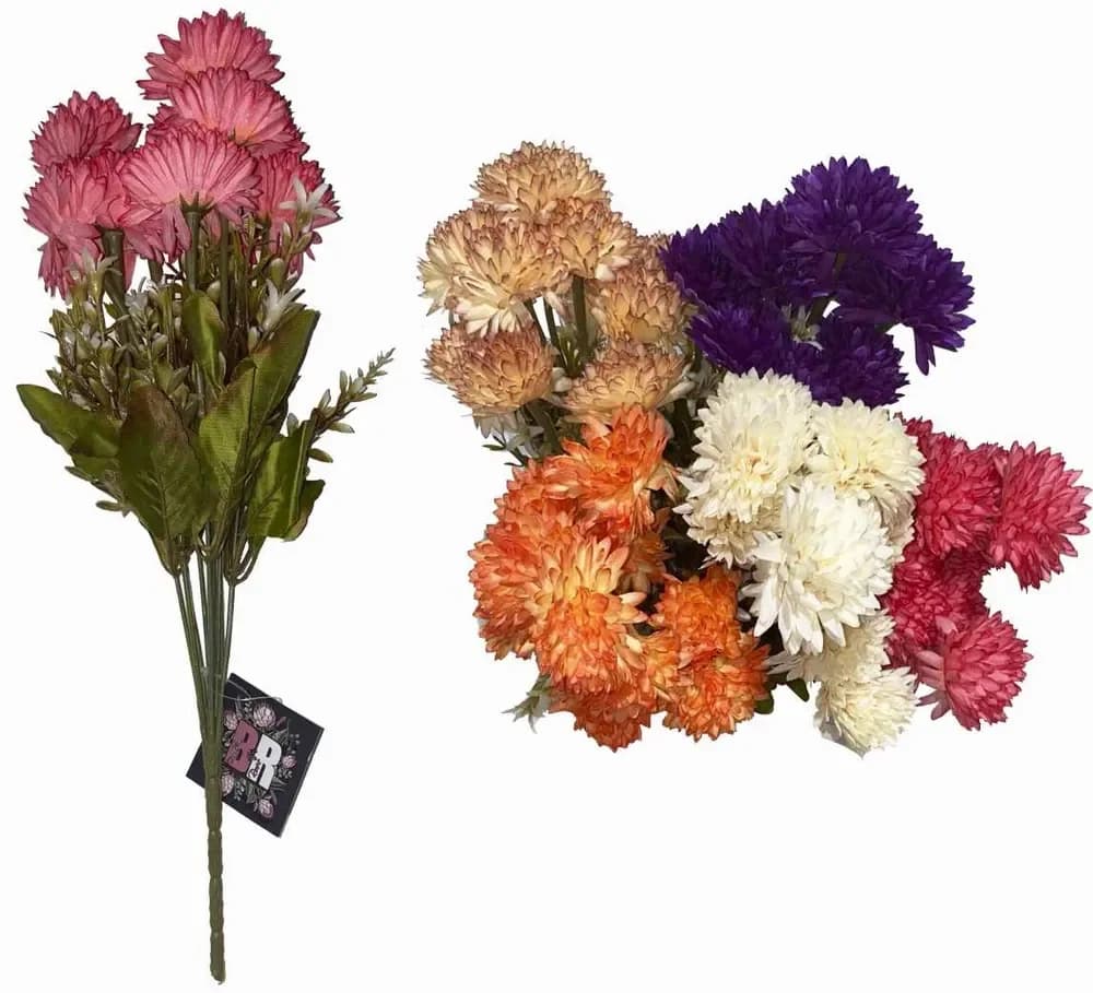 Assorted Color Silk Flowers, 42cm