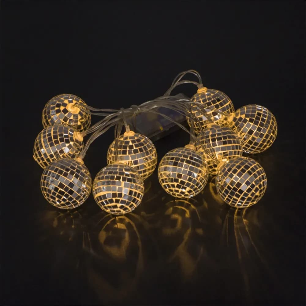 Disco Ball String Lights (157cm)