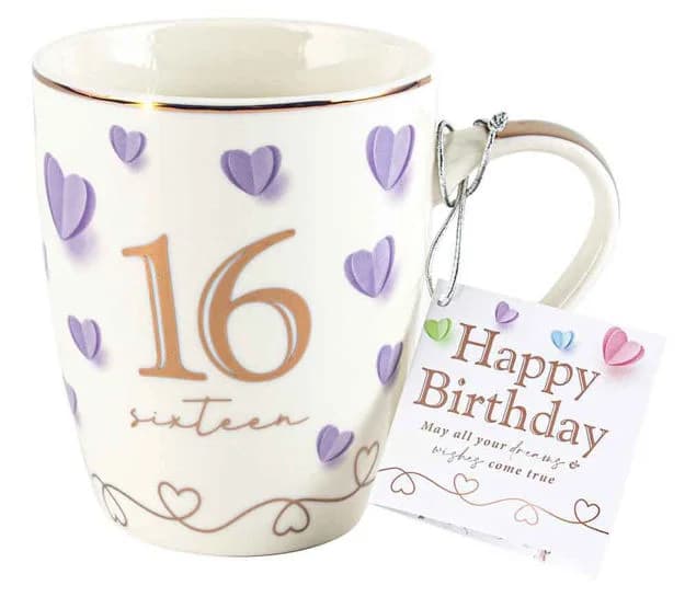 16th Birthday Sweet Heart Mug