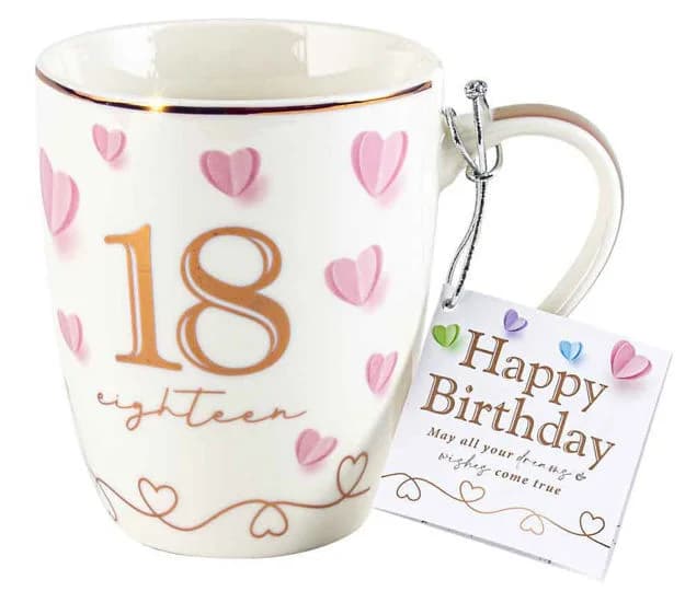 18th Birthday Sweet Heart Mug