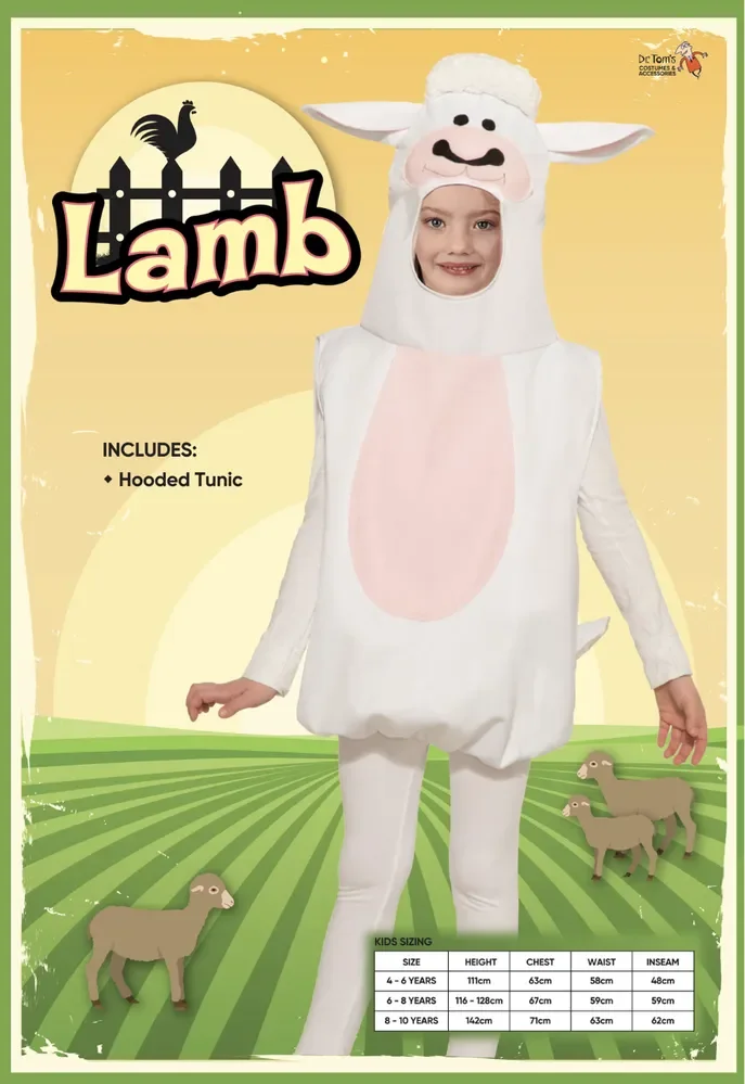 Kids Little Lamb Costume