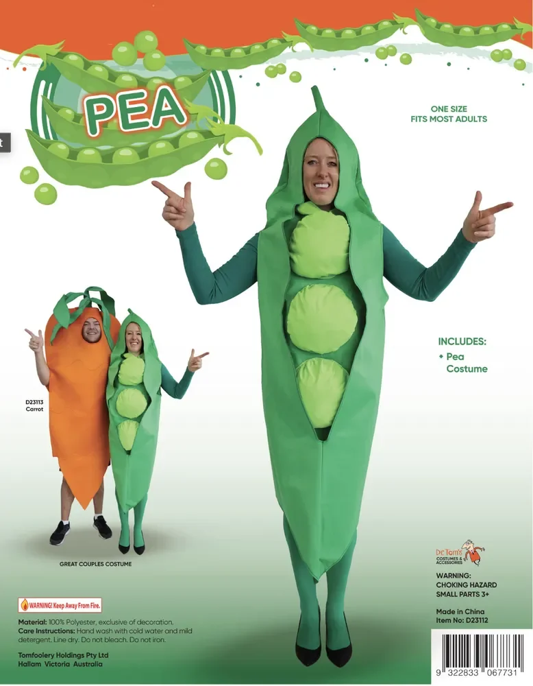 Adults Pea Suit Costume
