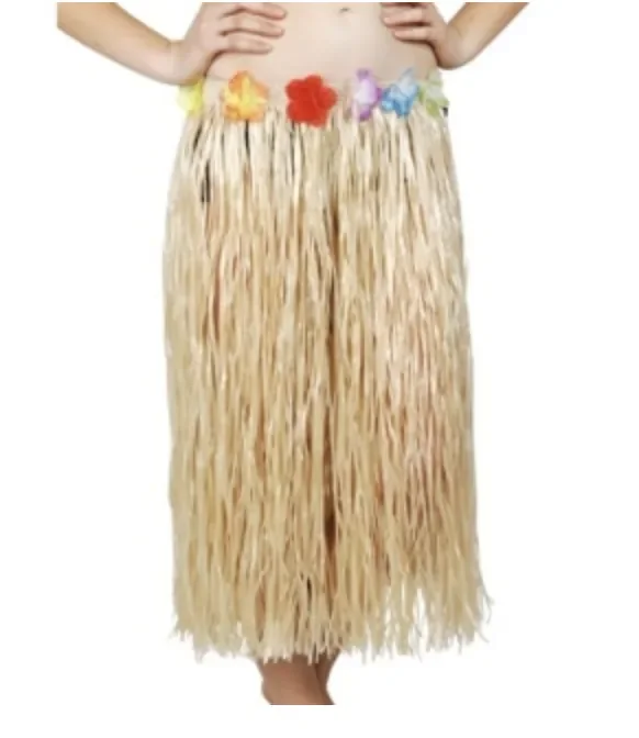 Long Natural Hawaiian Skirt