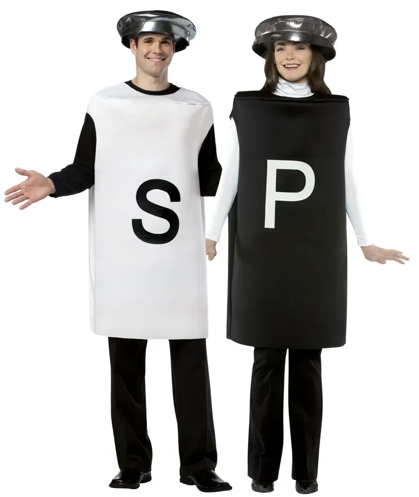 Salt & Pepper Couples Costume Set