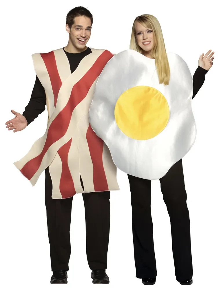Bacon & Eggs Couples Costume Set