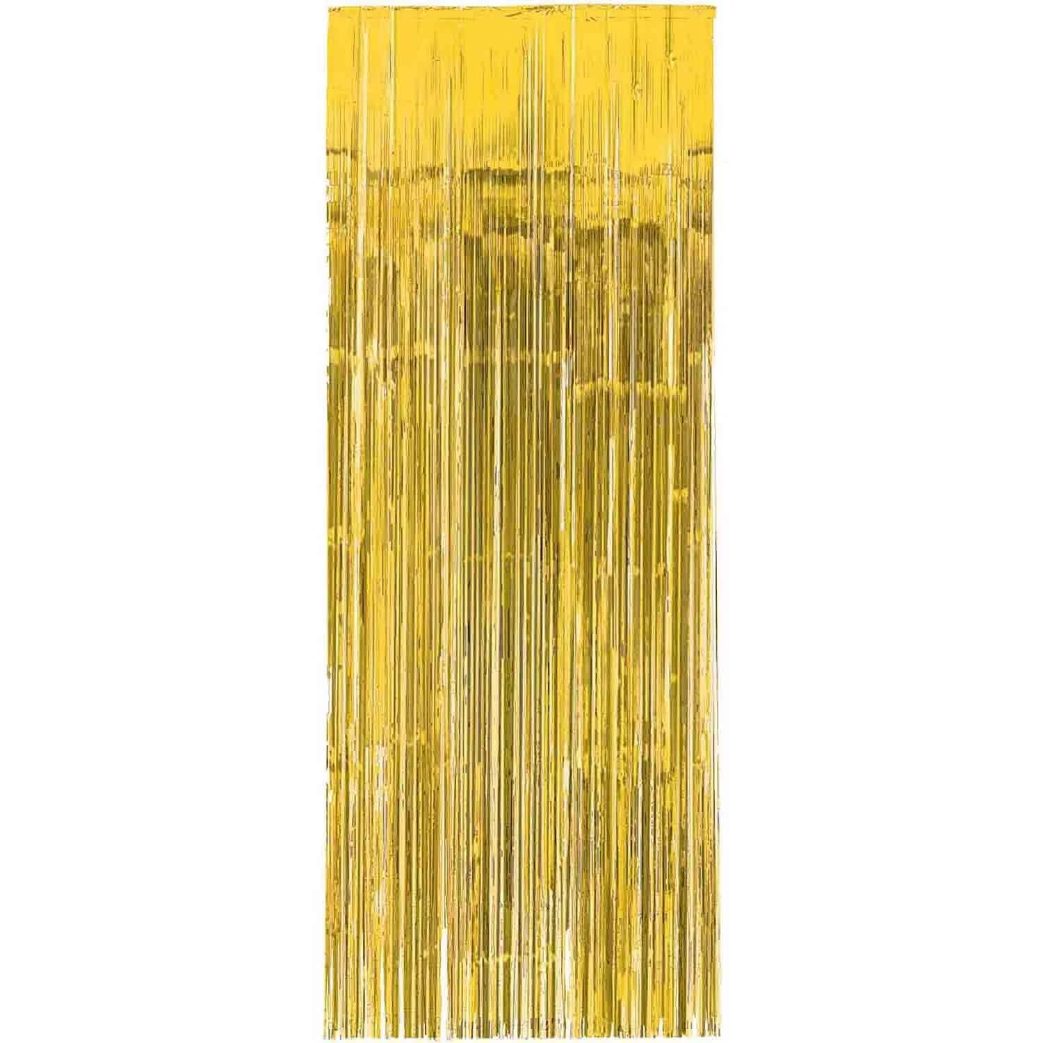 Metallic Gold Door Curtain (91x243cm)