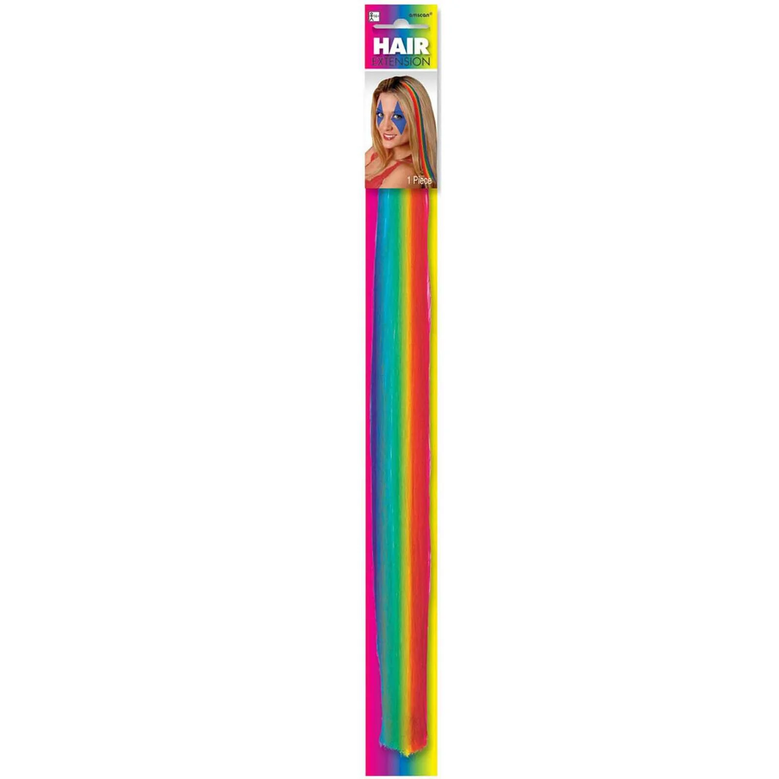 Shimmering Rainbow Hair Extensions (38 cm)