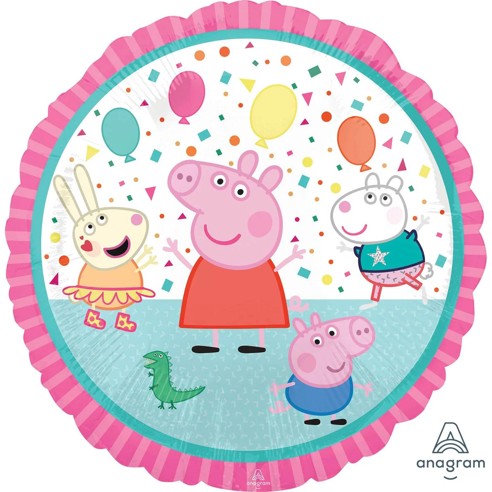 Peppa Pig Party Round Foil Balloon (45 cm)