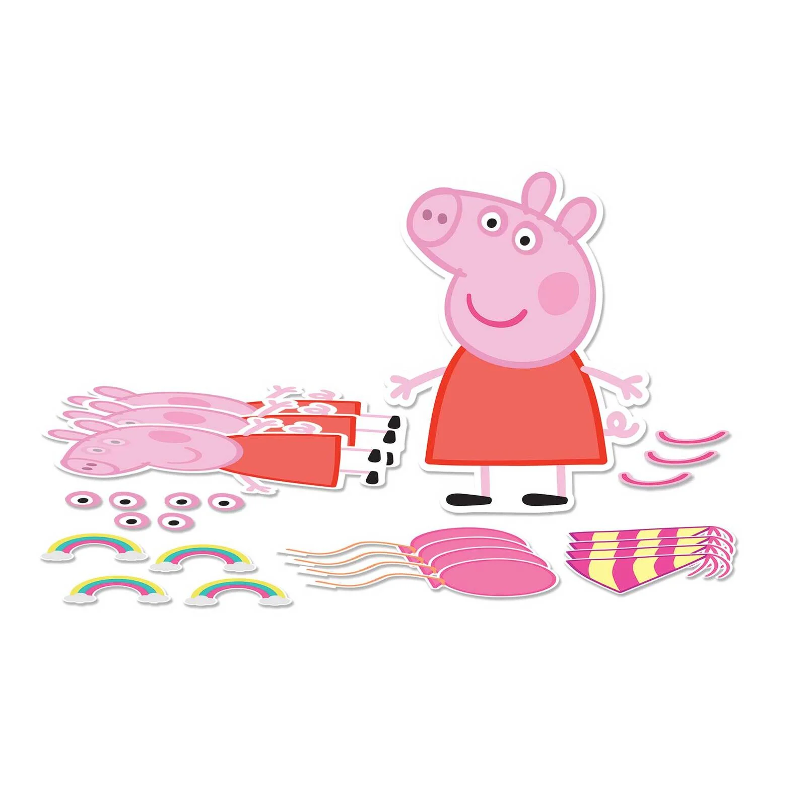 Peppa Pig Party DIY Decorating Kit - Pk 24