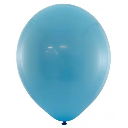 30cm Light Blue Latex Balloons - Pk 100
