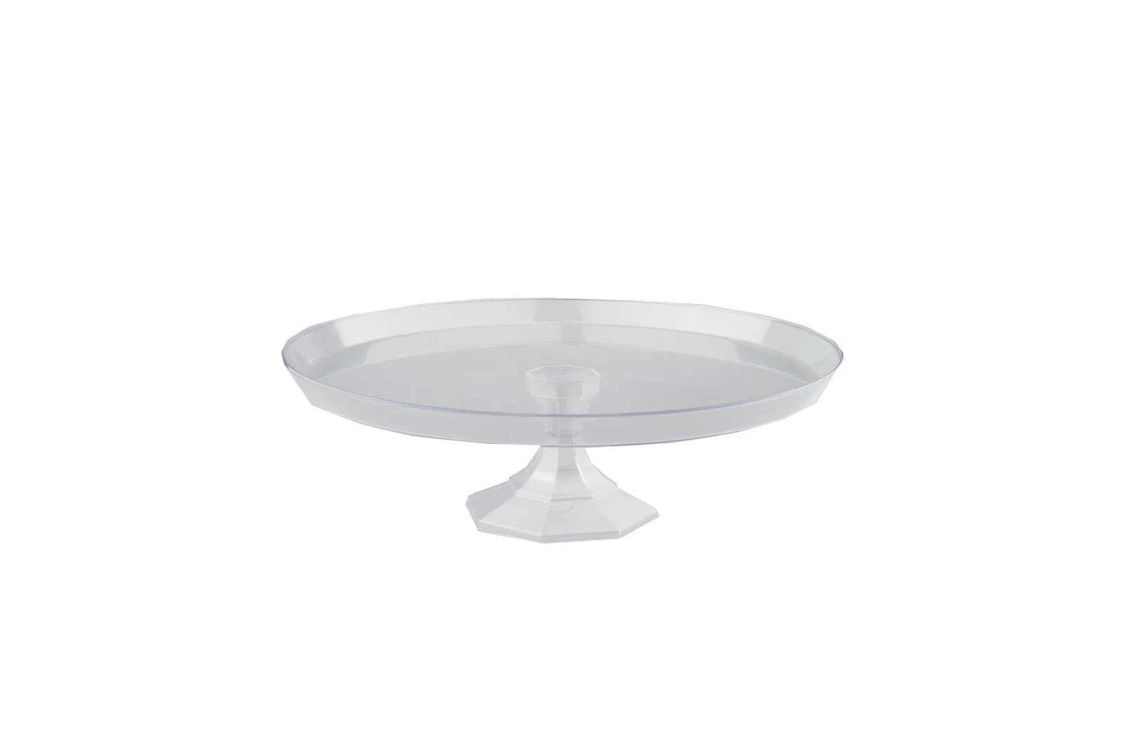 Reusable Clear Plastic Cake Stand (33cm)