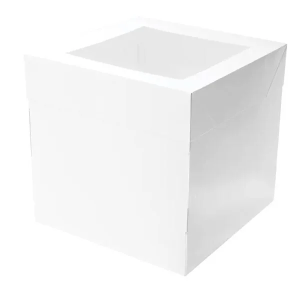 40cm Mondo White Cake Box (40x40x30cm)