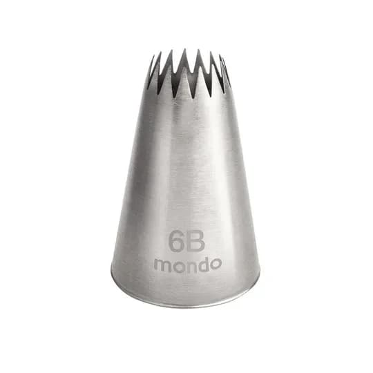 Mondo #6B Open Star Piping Tip