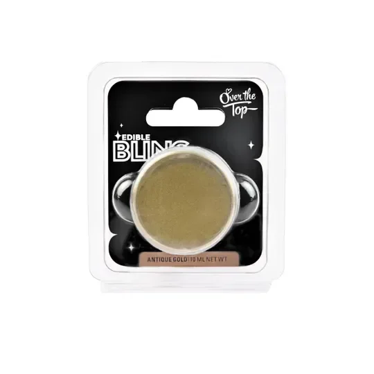 Over the Top Edible Bling Antique Gold Lustre Dust (10 ml)