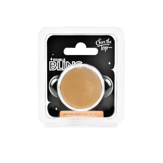 Over the Top Edible Bling Vintage Gold Lustre Dust (10 ml)
