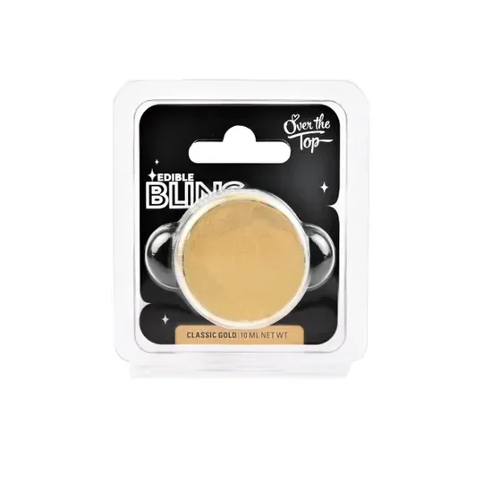 Over the Top Edible Bling Classic Gold Lustre Dust (10 ml)