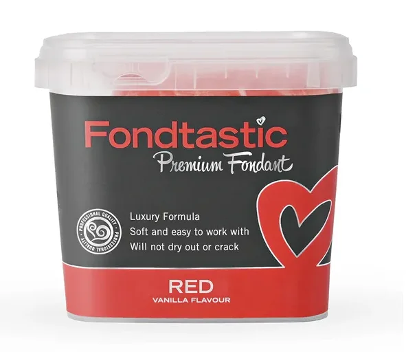 Fondtastic Premium Fondant - Red (1 kg)