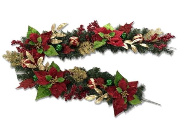 70 x 180cm Holiday Splendor Deluxe Garland