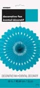 Teal Decorative Fan (40 cm)