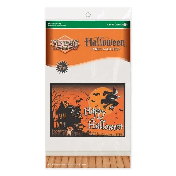 Happy Halloween Vintage Backdrop (152x213cm)