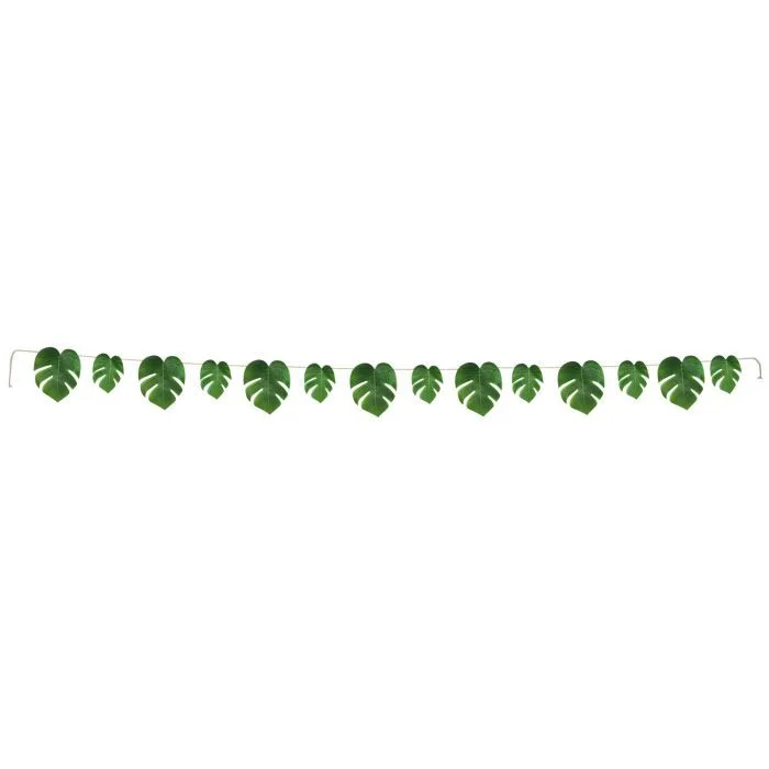 Fabric Tropical Palm Leaves Streamer (274 cm)