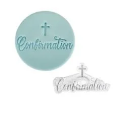 Confirmation with Cross Embossed Stamp